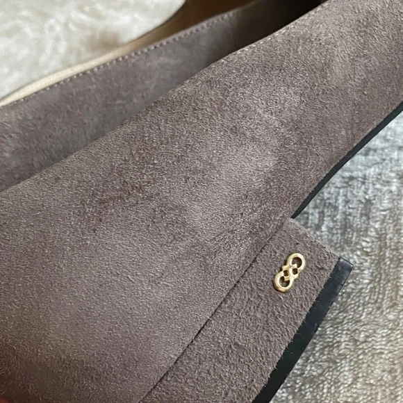 Cole Haan Women's Taupe Suede Loafers - Picture 3 of 11